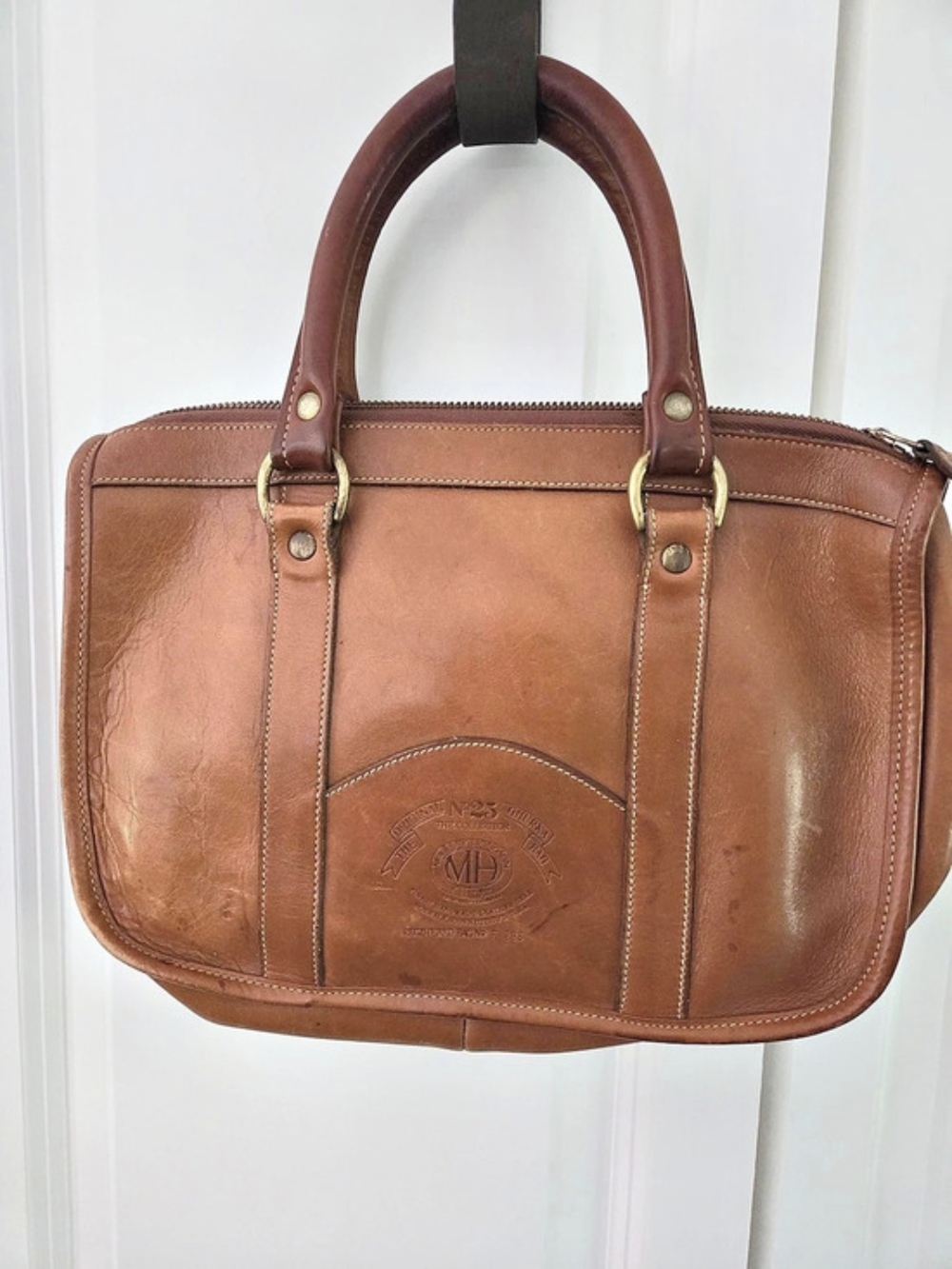 Rare vintage Ghurka Marley Hodgson Genuine Leather Bag in Brown